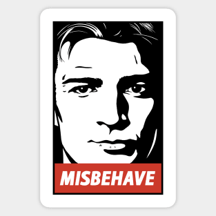 Misbehave Sticker